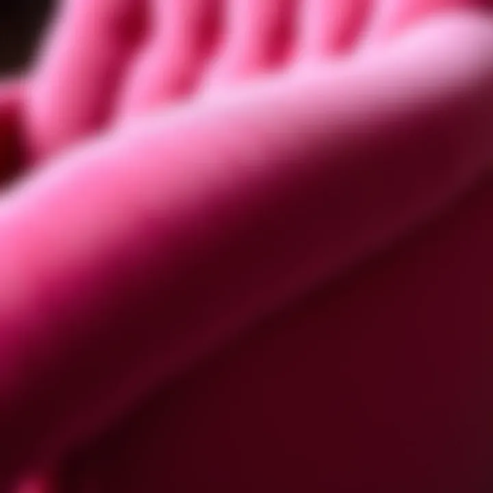 Luxurious Velvet Texture Close-up of pink velvet texture showcasing plush comfort