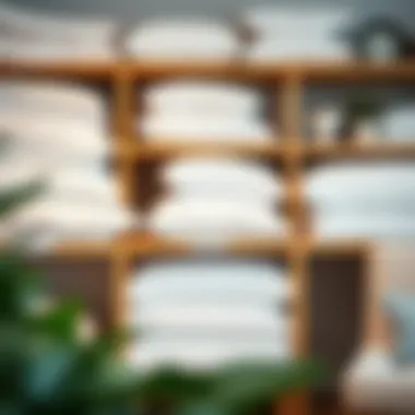 Maintenance Tips for White Comforters Maintenance tips for white comforters displayed on a shelf