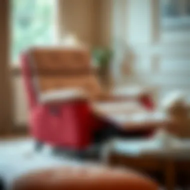 Luxurious Recliner with Plush Upholstery Luxurious recliner chair with plush upholstery