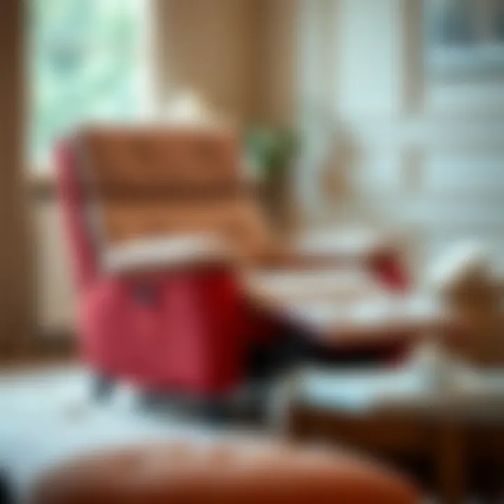 Luxurious Recliner with Plush Upholstery Luxurious recliner chair with plush upholstery