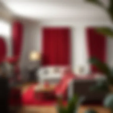 Exploring the Appeal of Room Darkening Red Curtains Introduction