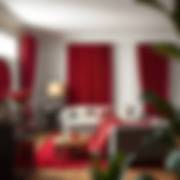 Exploring the Appeal of Room Darkening Red Curtains Introduction