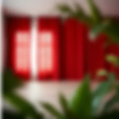 Notable Exploring the Appeal of Room Darkening Red Curtains