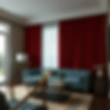 Exploring the Appeal of Room Darkening Red Curtains Summary