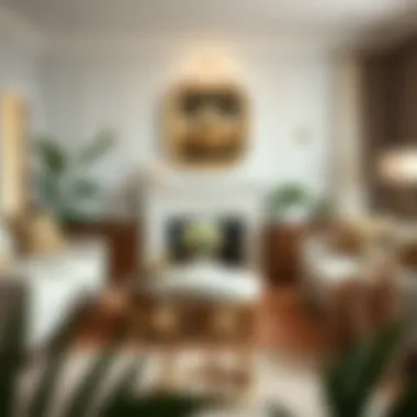 Chic Living Room Featuring 40 Inch Stool Elegant 40 inch stool in a cozy living room