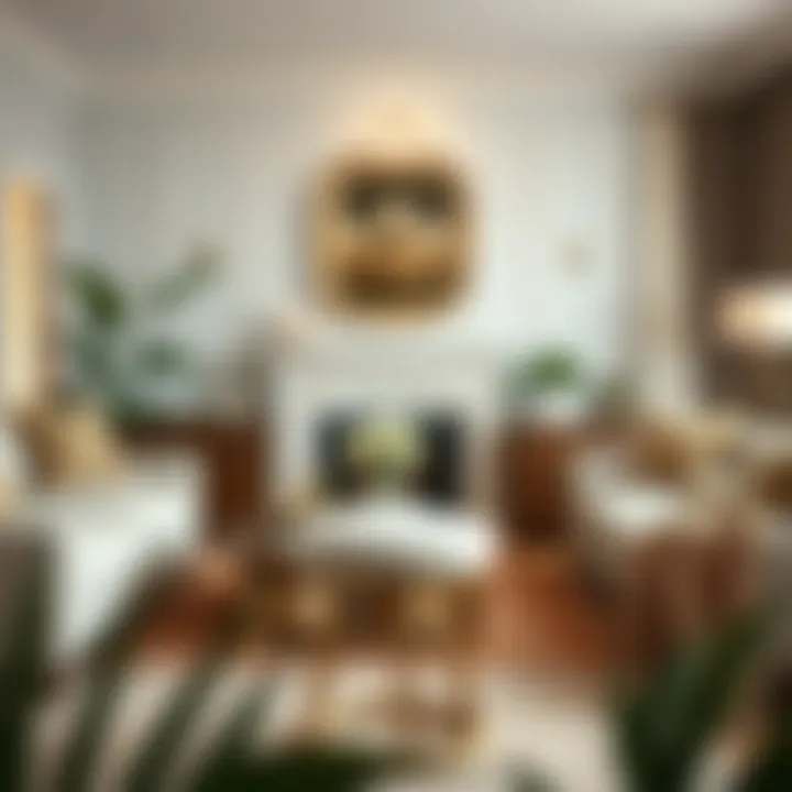 Chic Living Room Featuring 40 Inch Stool Elegant 40 inch stool in a cozy living room