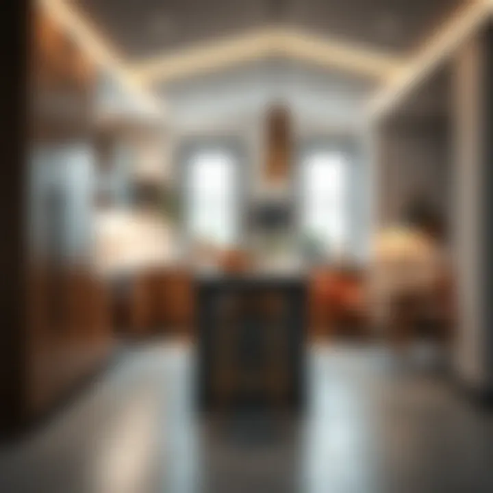 Contemporary Kitchen Design with 40 Inch Stool Stylish 40 inch stool in a modern kitchen setting