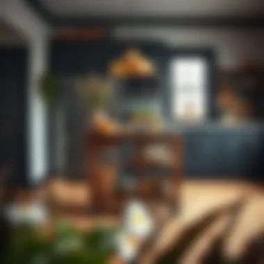 Versatile kitchen cart used as additional workspace