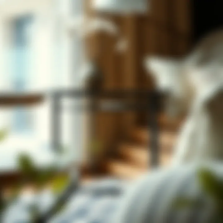 Caddy corner table showcasing unique design elements