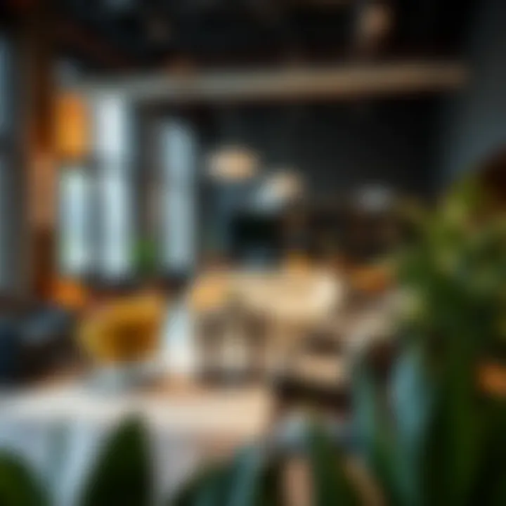 Stylish sactional showroom showcasing adaptive seating arrangements