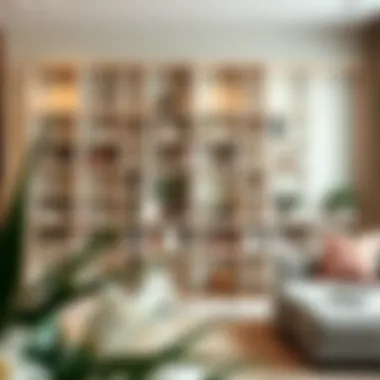 Modern 42-inch bookshelf showcasing elegant design and functionality