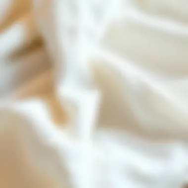 Diverse Fabric Samples for White Tablecloths Various fabric samples for white tablecloths showcasing diverse textures