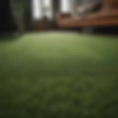 Installation techniques for green carpets in various styles