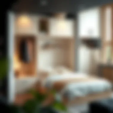 Versatility of Storage Closet Beds A diagram showcasing the versatility of storage closet beds