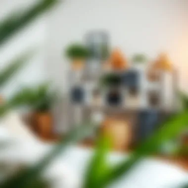 Stylish Home Setup with Skadis Containers Stylish home setup featuring Skadis containers for efficient storage.