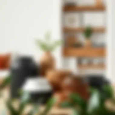 Versatile Design of Skadis Containers An elegant arrangement of Skadis containers showcasing their versatile design.