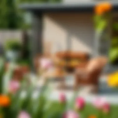 Maintenance tips for small rattan patio set displayed outdoors