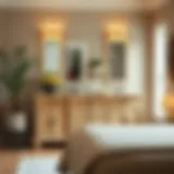 Elegant unfinished vanity showcasing design potential