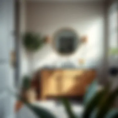 Integrating Unfinished Vanity into Your Bathroom Stylish bathroom featuring an unfinished vanity