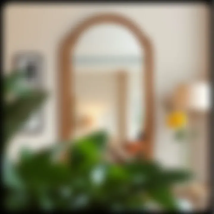 Integration of a 10 x 30 Mirror in Contemporary Decor Stylish 10 x 30 mirror integrated into contemporary decor