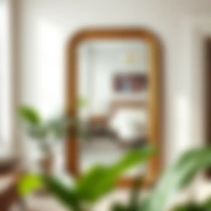 Enhancing Natural Light with a 10 x 30 Mirror 10 x 30 mirror enhancing natural light in a room