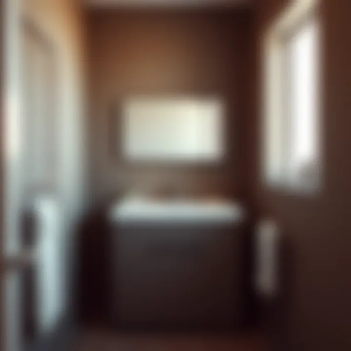 Utilizing Vanity Base in Small Spaces Stylish 24 inch vanity base in a compact bathroom