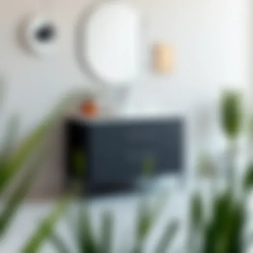 Modern Aesthetic of a 24 Inch Vanity Base Sleek 24 inch vanity base showcasing modern design