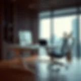 Modern ergonomic desk design with adjustable features