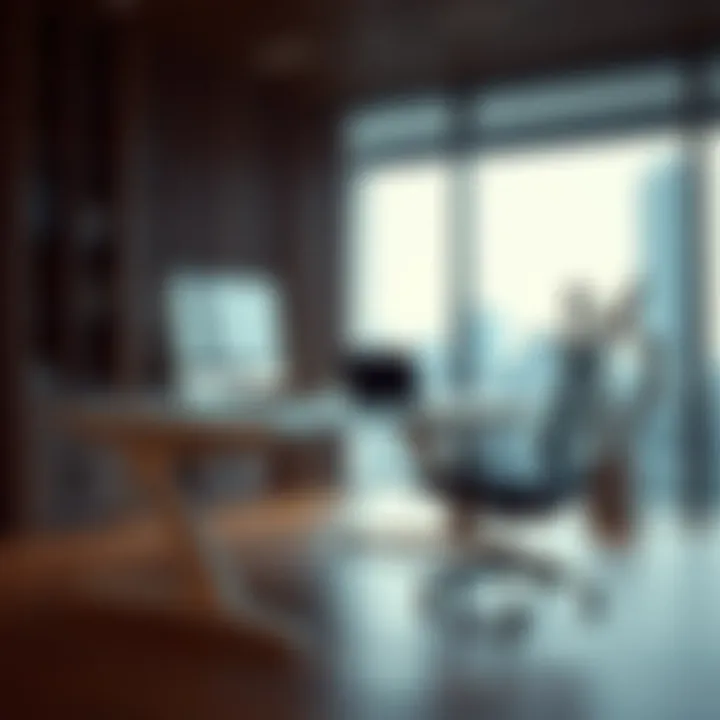 Modern Ergonomic Desk Design Modern ergonomic desk design with adjustable features