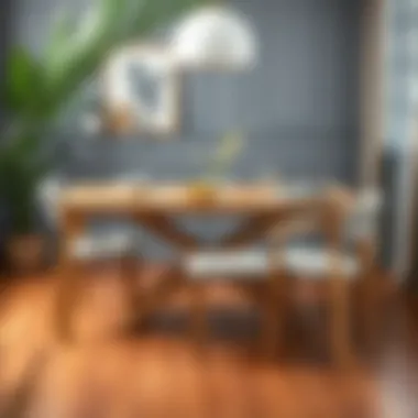 Trendy folding dining table showcasing multi-functionality