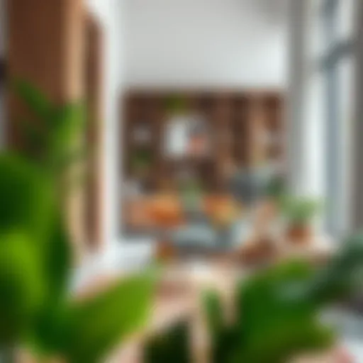 Aesthetic small-scale lounge chair in a modern living room setting