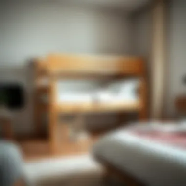 Compact Two Storey Bed for Small Spaces Compact two storey bed suitable for small spaces