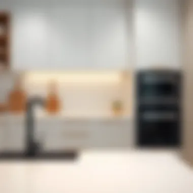 Modern Minimalist Design Modern minimalist cabinet pull in a sleek kitchen