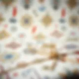 Artisan wrapping paper showcasing intricate patterns