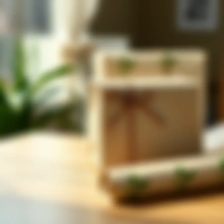 Eco-friendly wrapping paper made from recycled materials