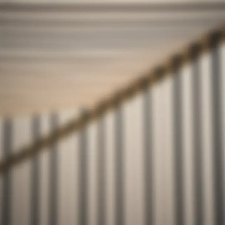 Textural Details of Striped Awning Fabric Close-up of the fabric texture of a black and white striped retractable awning