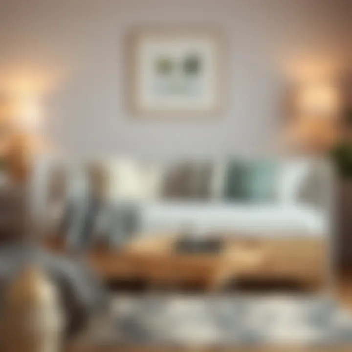 Artful arrangement of daybed with decorative pillows