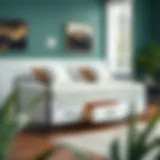 Sleek Daybed Frame with Storage Sleek daybed frame showcasing three drawers