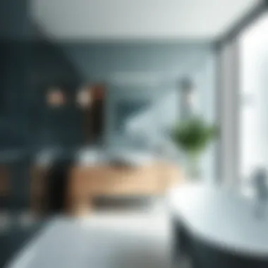 Dramatic transformation of a bathroom using glass mirror tiles for a spacious feel