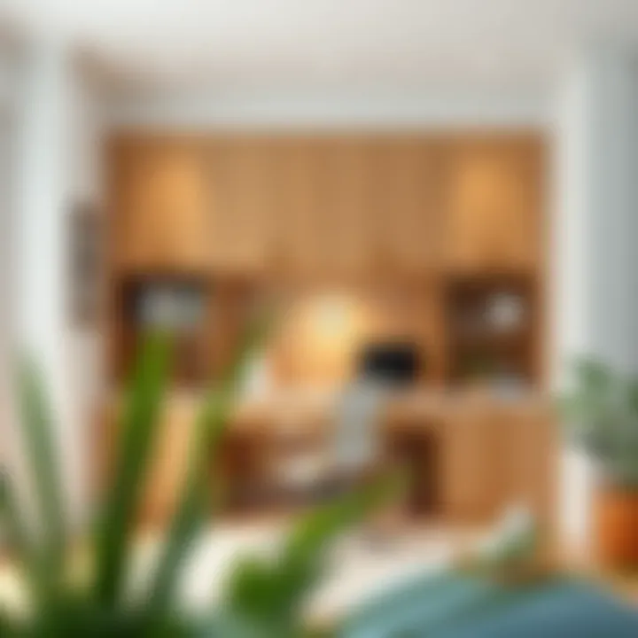 Cabinet in Home Office Functionality Functional use of a 15 x 72 cabinet in a home office