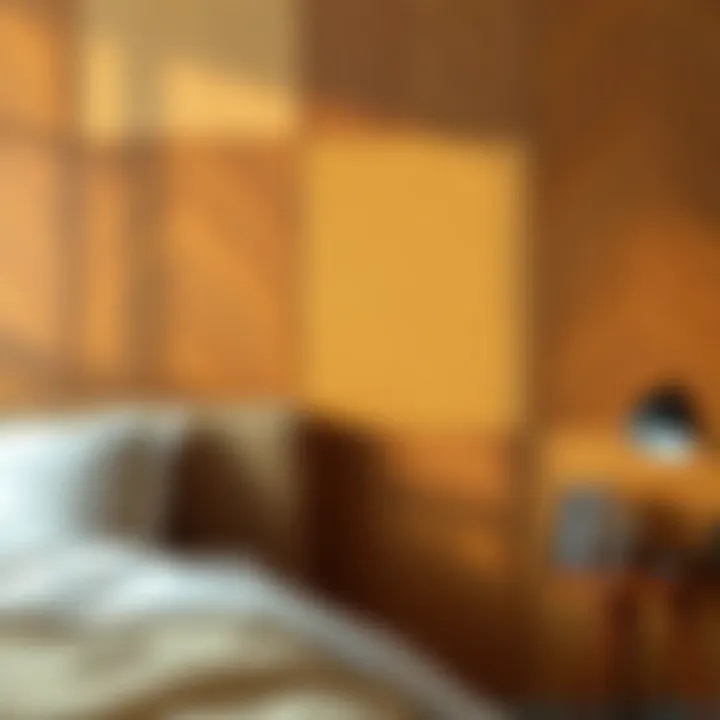 Close-up of textured vinyl wall panels showcasing unique patterns