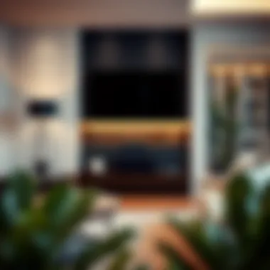 Seamless Integration of Wireless Speakers Elegant wireless speaker blending seamlessly into modern decor