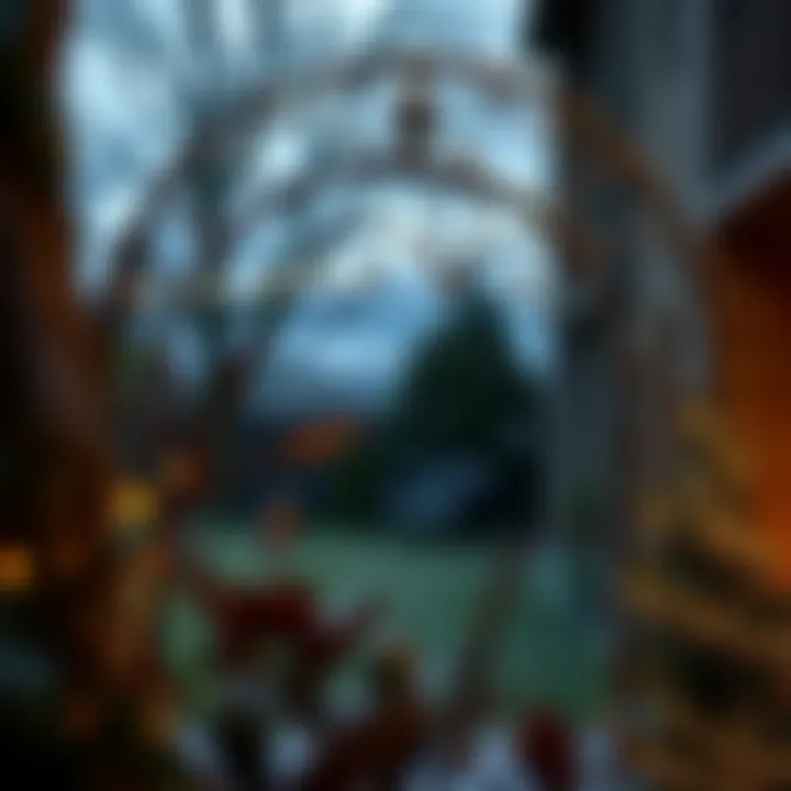 Sleek Metal Arch with Artistic Touches A contemporary metal extra wide garden arch featuring intricate designs