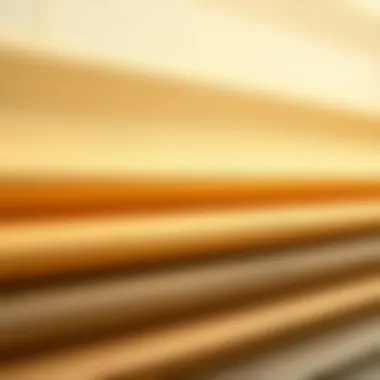 Variety of Fabric Textures for Blinds Close-up of diverse fabric textures for horizontal blinds