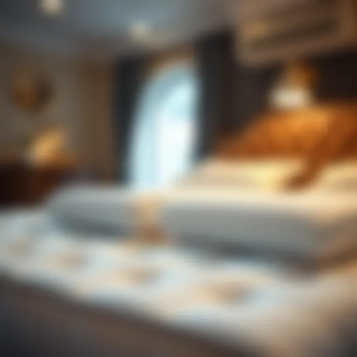 Enhanced Comfort with Foam Topper Covers Illustration of enhanced comfort with foam topper covers