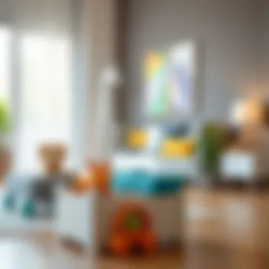 Different styles of furniture toy blockers showcased in a design catalog