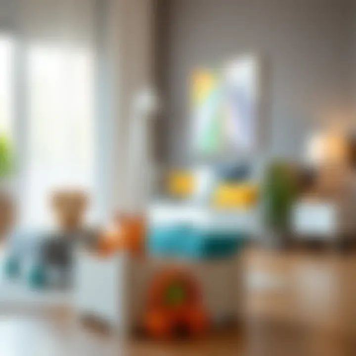 Different styles of furniture toy blockers showcased in a design catalog