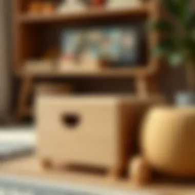 Close-up of a furniture toy blocker made from eco-friendly materials