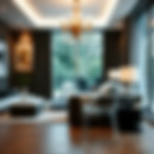 Ghost Chair Elegance Elegant Ghost chair in modern living room setting