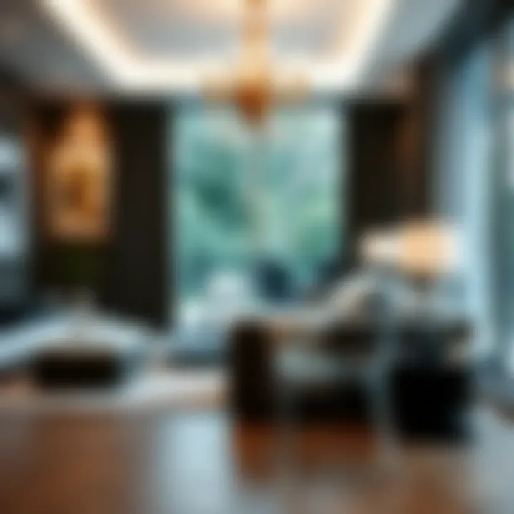 Ghost Chair Elegance Elegant Ghost chair in modern living room setting